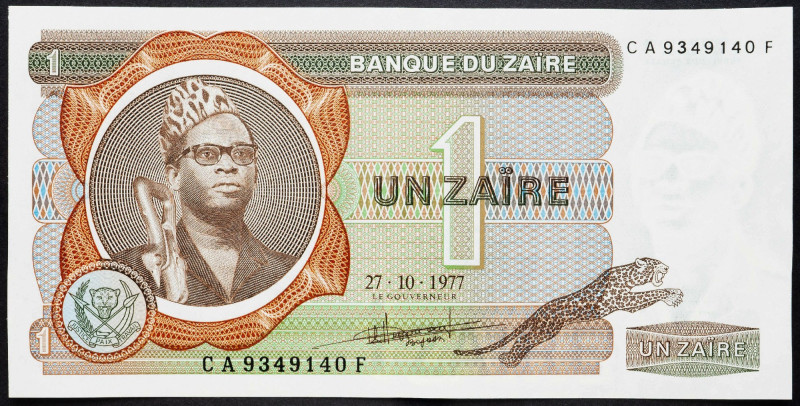 Democratic Republic of the Congo, 1 Zaire 1977 Democratic Republic of the Congo,...