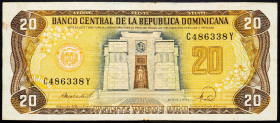 Dominican republic, 20 Pesos Oro 1988