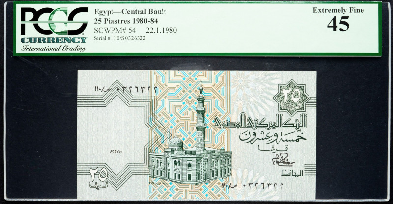 Egypt, 25 Piastres 1980-1984 Egypt, 25 Piastres 1980-1984 45

Grade: 45