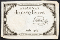 France, 5 Livres 1793