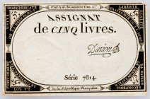 France, 5 Livres 1793