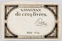 France, 5 Livres 1793