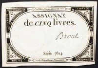 France, 5 Livres 1793