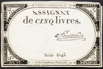 France, 5 Livres 1793