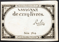 France, 5 Livres 1793