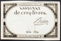France, 5 Livres 1793