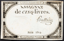 France, 5 Livres 1793
