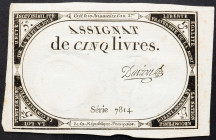 France, 5 Livres 1793