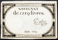 France, 5 Livres 1793
