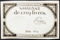 France, 5 Livres 1793