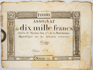 France, 10000 Francs 1795