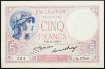 France, 5 Francs 1928