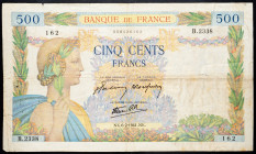 France, 500 Francs 1941