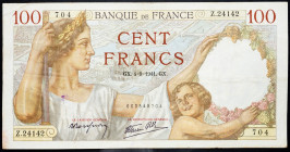 France, 100 Francs 1941