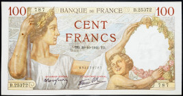 France, 100 Francs 1941