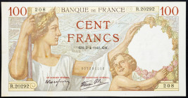 France, 100 Francs 1941