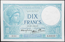 France, 10 Francs 1941