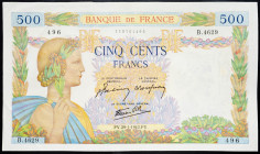 France, 500 Francs 1942