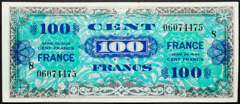 France, 100 Francs 1944 France, 100 Francs 1944; F

Grade: F