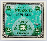 France, 2 Francs 1944