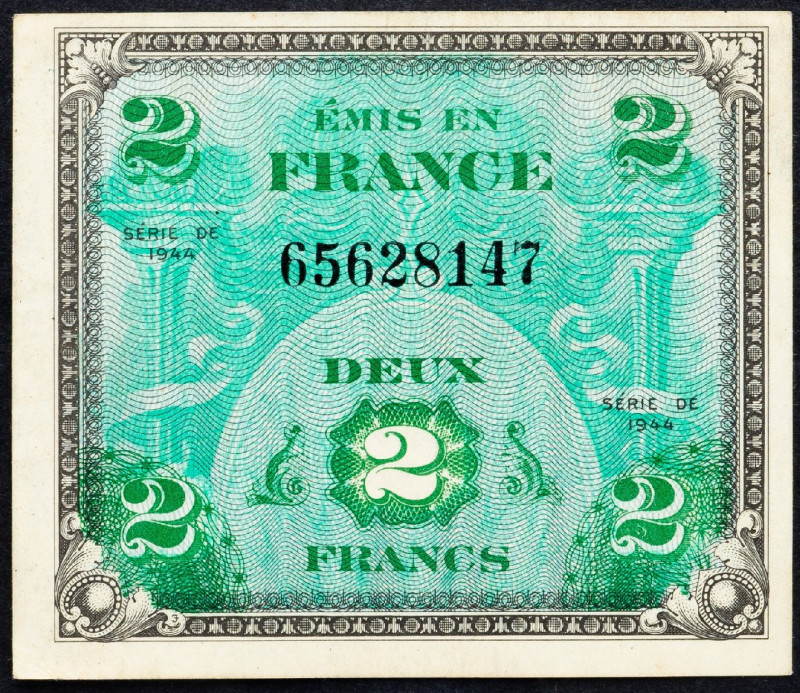 France, 2 Francs 1944 France, 2 Francs 1944; aUNC

Grade: aUNC