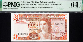 Gibraltar, 1 Pound 1988