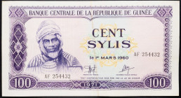 Guinea, 100 Sylis 1971