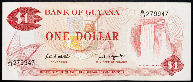 Guyana, 1 Dollar 1989 Guyana, 1 Dollar 1989; VF

Grade: VF