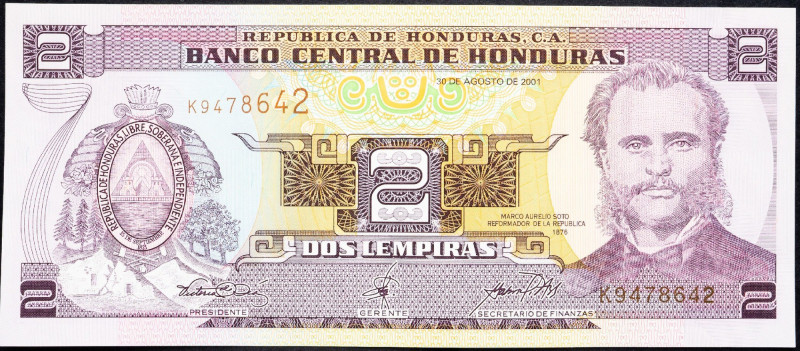 Honduras, 2 Lempiras 2001 Honduras, 2 Lempiras 2001; UNC

Grade: UNC