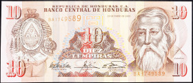 Honduras, 10 Lempiras 2003