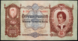 Hungary, 50 Pengo 1932