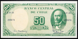 Chile, 50 Pesos 1958-1959