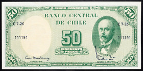 Chile, 50 Pesos 1958-1959