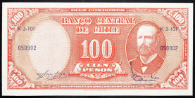 Chile, 100 Pesos 1960-1961