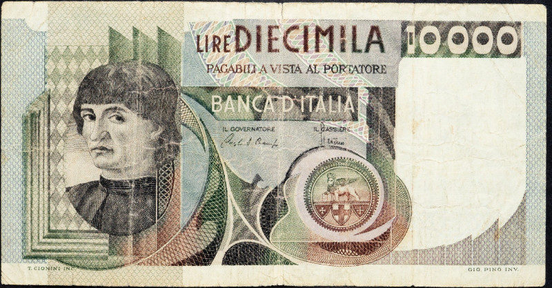 Italy, 10000 Lire 1976 Italy, 10000 Lire 1976; G

Grade: G