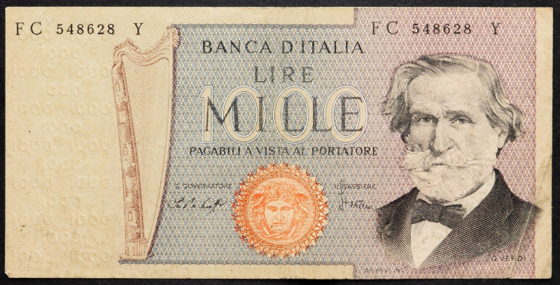 Italy, 1000 Lire 1977 Italy, 1000 Lire 1977; F

Grade: F