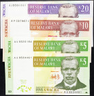 Malawi, 5, 10, 20 Kwacha 1989