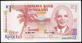 Malawi, 1 Kwacha 1992