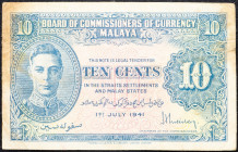 Malaysia, 10 Cents 1941