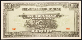 Malaysia, 1000 Dollars 1942