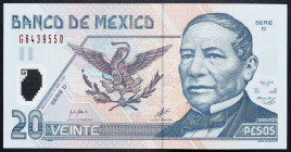 Mexico, 20 Pesos 2001