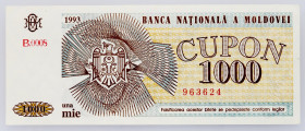 Moldova, 1000 Cupon 1993