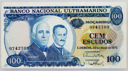 Mozambique, 100 Escundos 1972