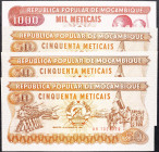 Mozambique, 50, 1000 Meticais 1986