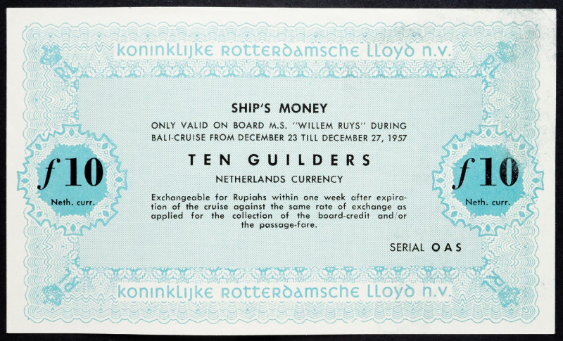 Netherlands, 10 Guilders 1957 Netherlands, 10 Guilders 1957; aUNC

Grade: aUNC
