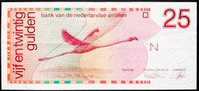 Netherlands Antilles, 25 Gulden 1990