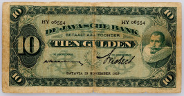 Netherlands East Indies, 10 Gulden 1929