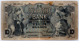Netherlands East Indies, 10 Gulden 1933