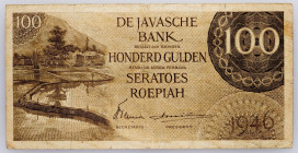 Netherlands East Indies, 100 Gulden 1946