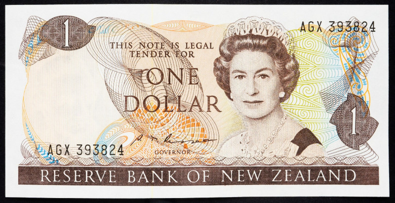 New Zealand, 1 Dollar 1985-1989 New Zealand, 1 Dollar 1985-1989; UNC

Grade: U...